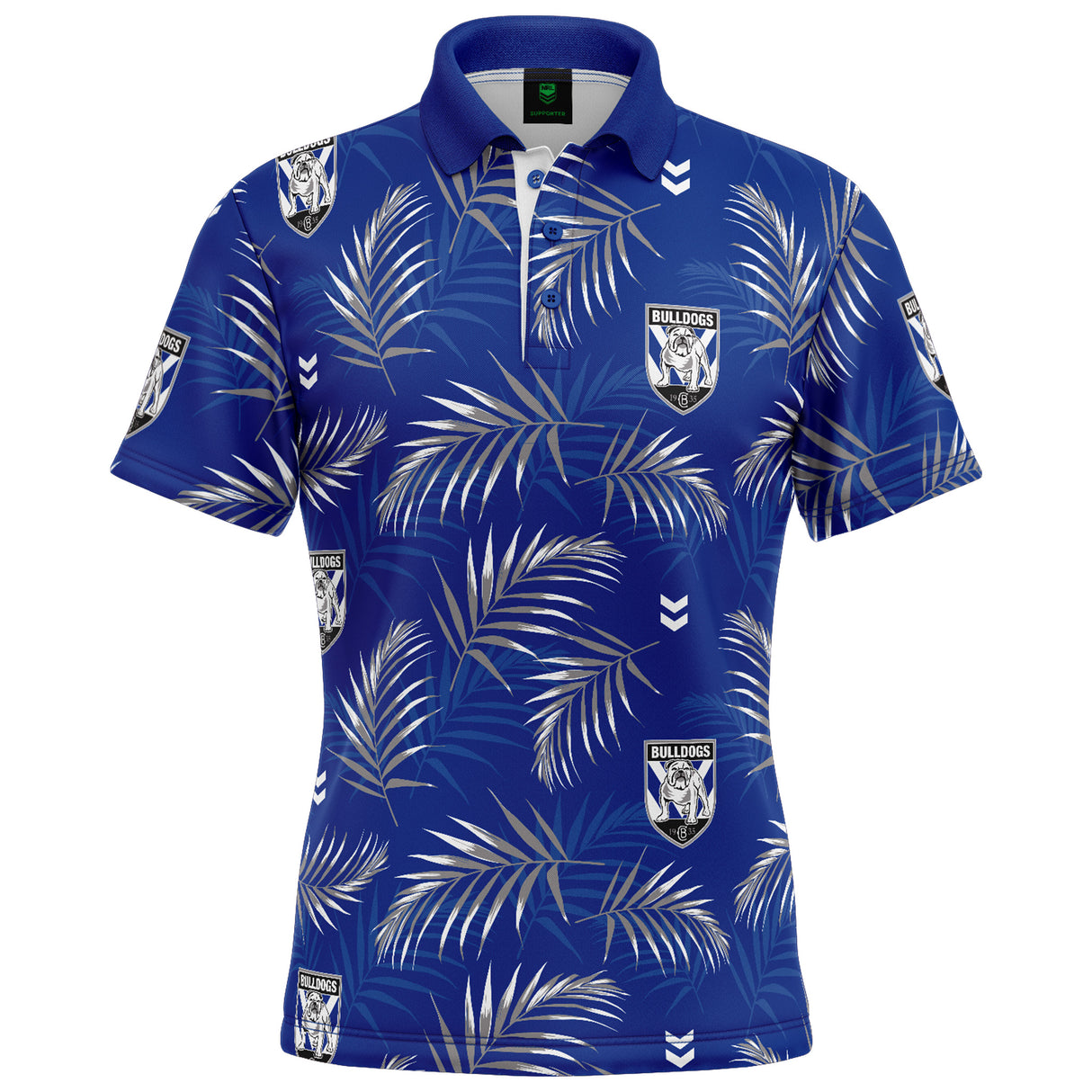 NRL Bulldogs 'Palm Beach' Golf Polo - Ashtabula