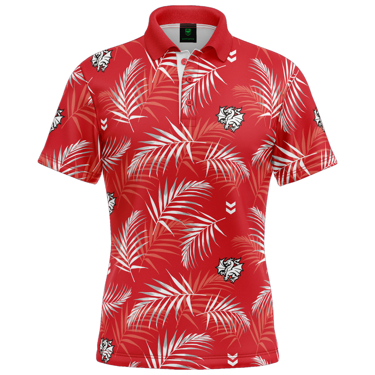 NRL Dragons 'Palm Beach' Golf Polo - Ashtabula