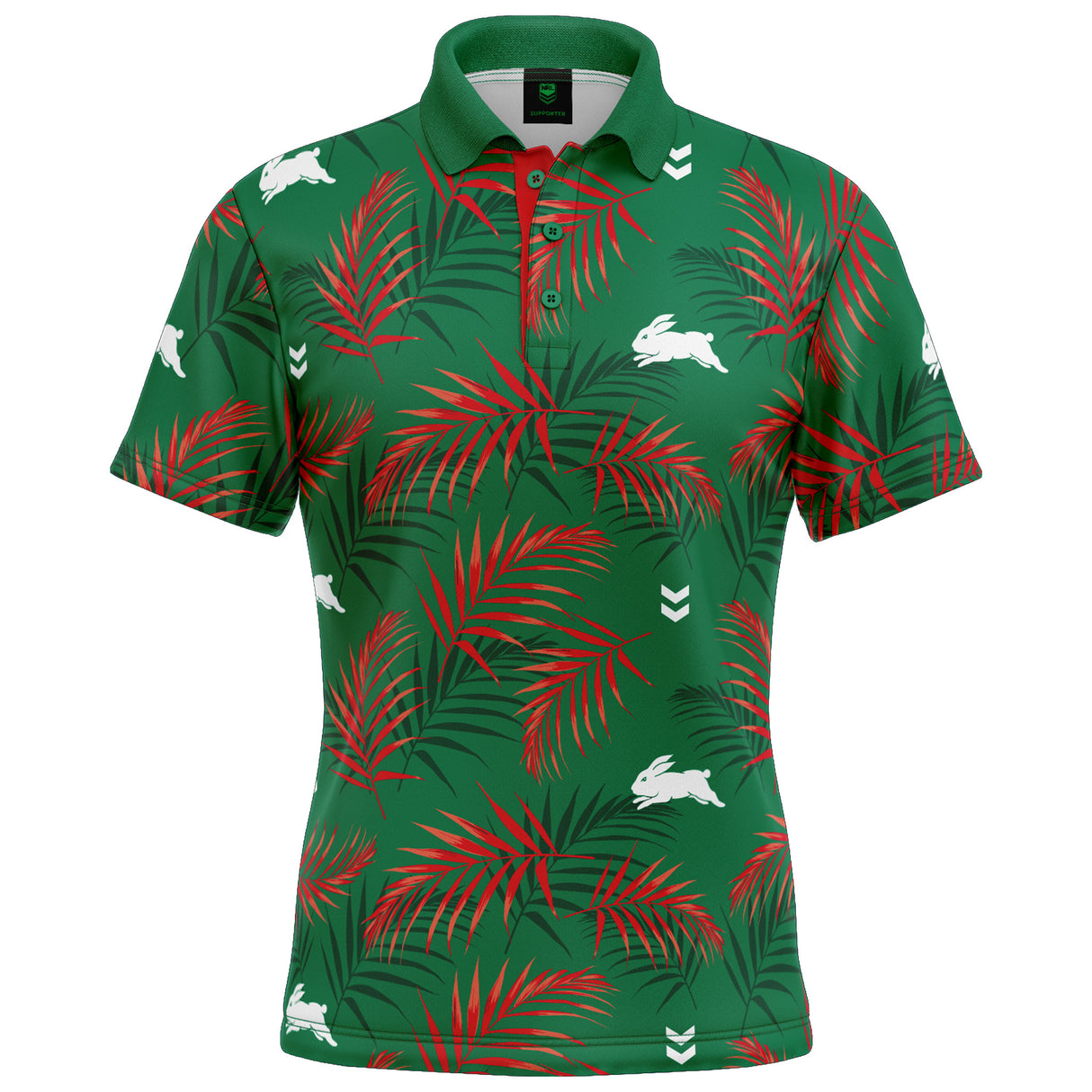 NRL Rabbitohs 'Palm Beach' Golf Polo - Ashtabula