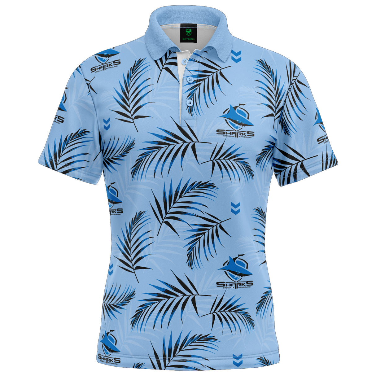 NRL Sharks 'Palm Beach' Golf Polo - Ashtabula