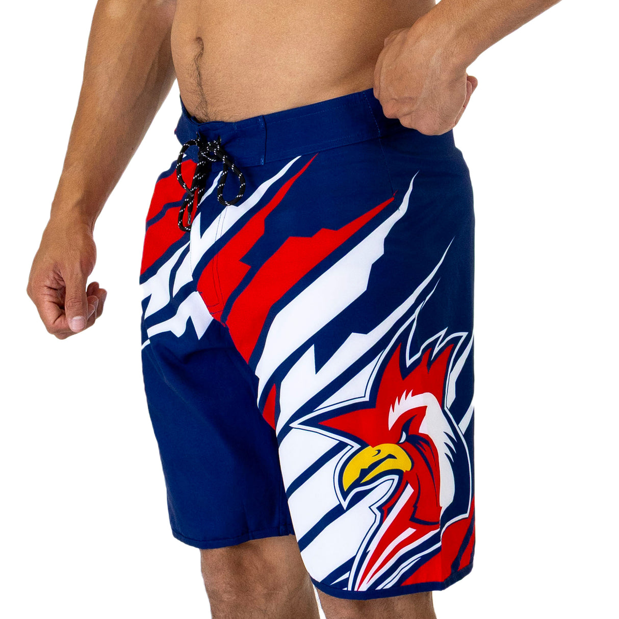 NRL Roosters 'Ignition' Board Shorts - Adult - Ashtabula