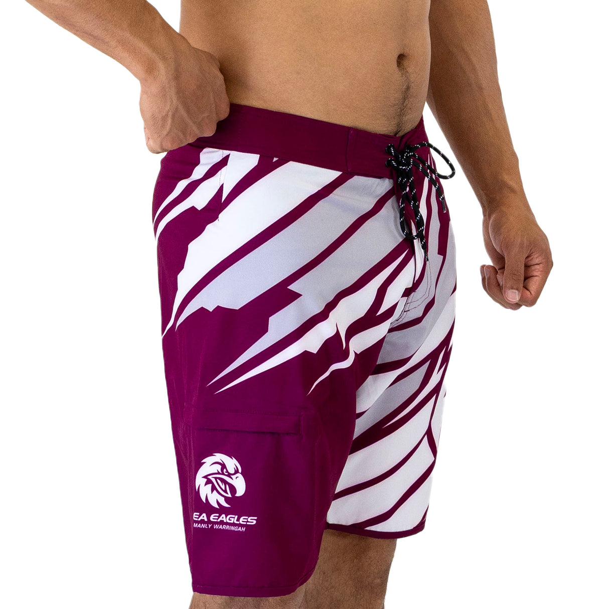 NRL Sea Eagles Ignition' Board Shorts - Adult - Ashtabula