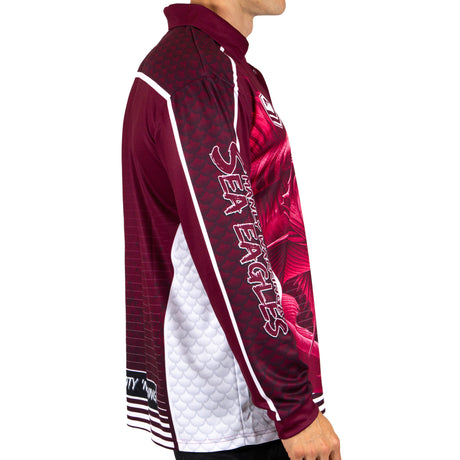 NRL Sea Eagles 'Barracuda' Fishing Shirt - Adult - Ashtabula