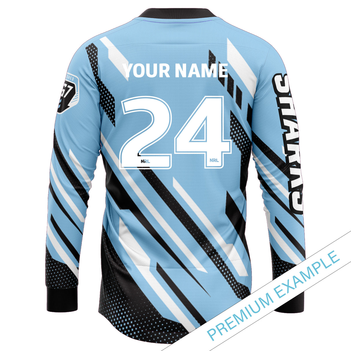 NRL Sharks 'Blitz' MX Jersey - Youth - Ashtabula