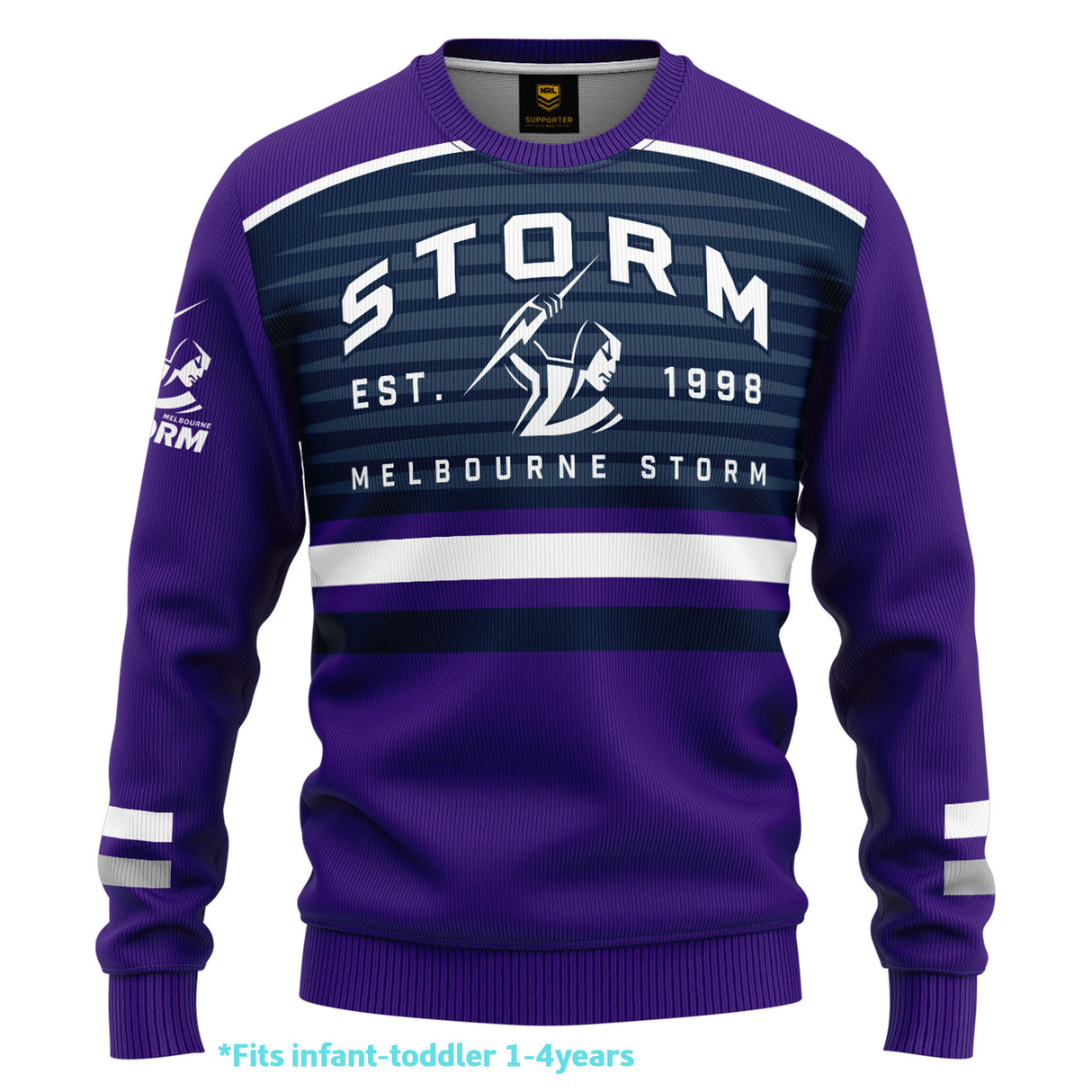 NRL Storm Kids 'Victory' Pullover - Ashtabula