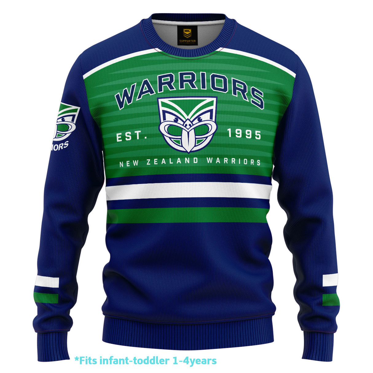 NRL Warriors Kids 'Victory' Pullover - Ashtabula