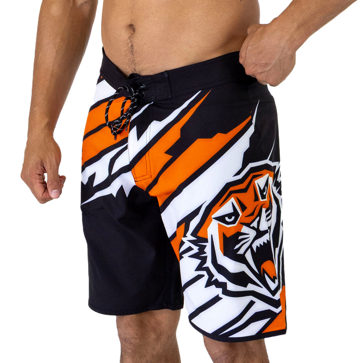 NRL Wests Tigers 'Ignition' Board Shorts - Adult - Ashtabula