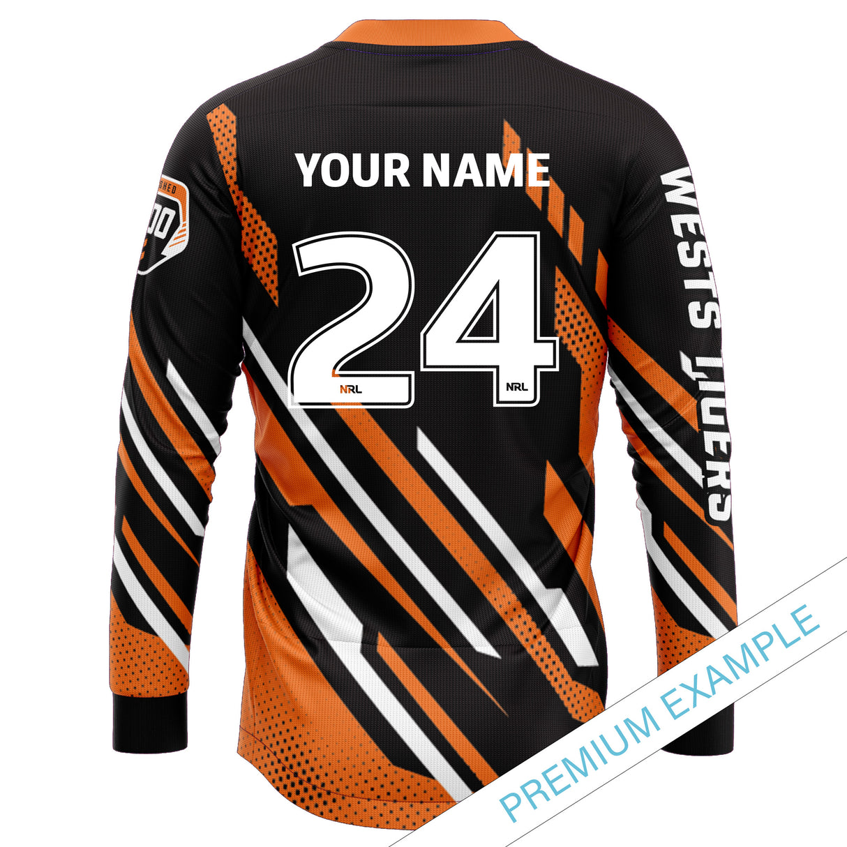 NRL Wests Tigers 'Blitz' MX Jersey - Youth - Ashtabula