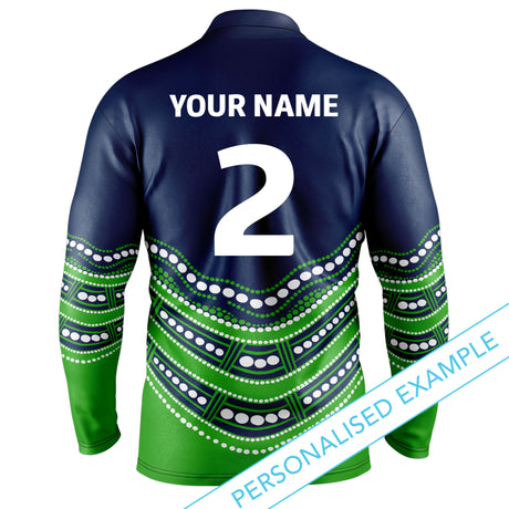 NRL Raiders 'Karumba' Fishing Shirt - Youth - Ashtabula