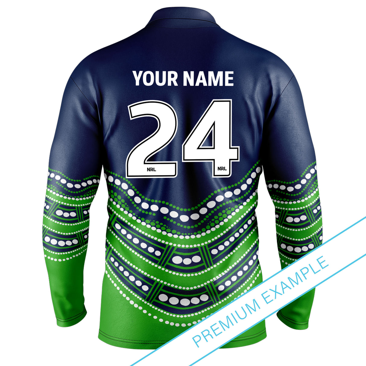 NRL Raiders 'Karumba' Fishing Shirt - Youth - Ashtabula