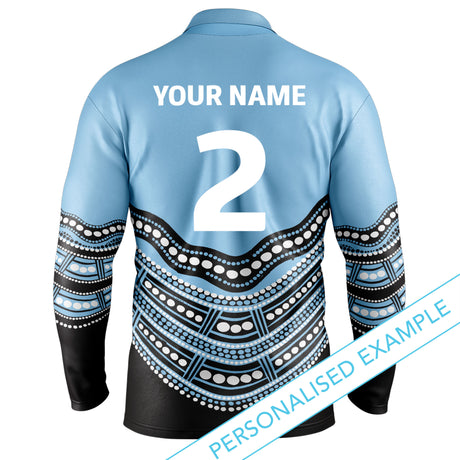 NRL Sharks 'Karumba' Fishing Shirt - Adult - Ashtabula