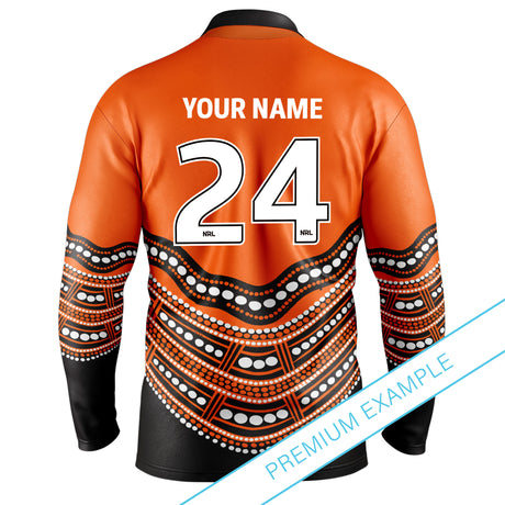 NRL Wests Tigers 'Karumba' Fishing Shirt - Youth - Ashtabula