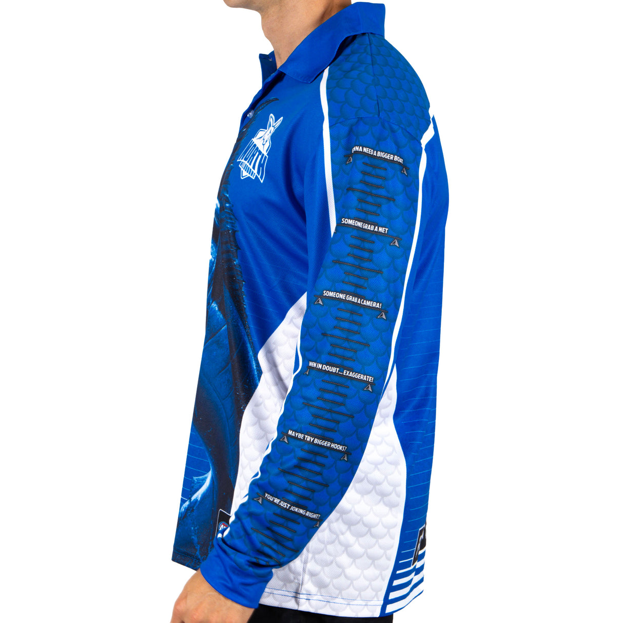 AFL North Melbourne Footy n Fishing Shirt - Adult - Ashtabula