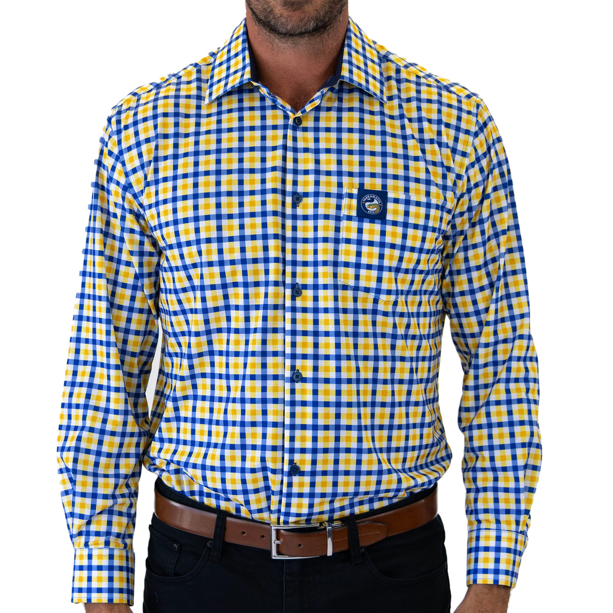 NRL Eels 'Crossfield' Dress Shirt - Ashtabula