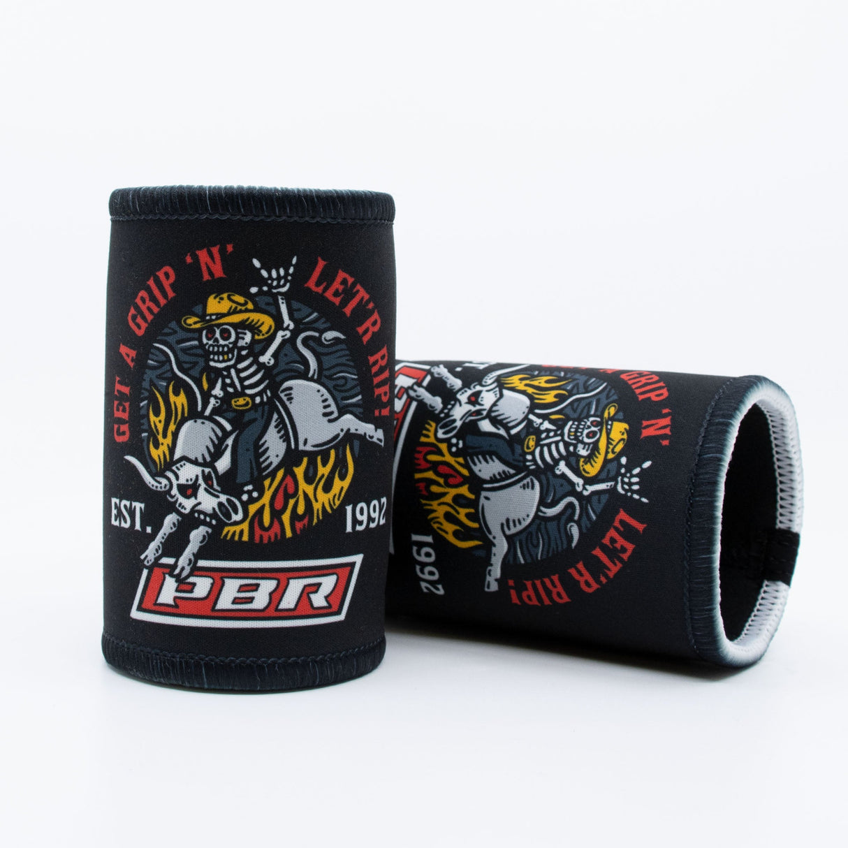 PBR Stubby Cooler - LET'R RIP - Ashtabula