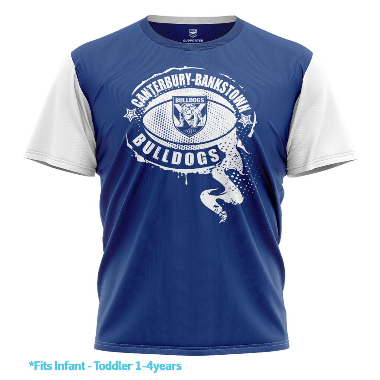 NRL Bulldogs 'Preston' Kids Tee - Ashtabula