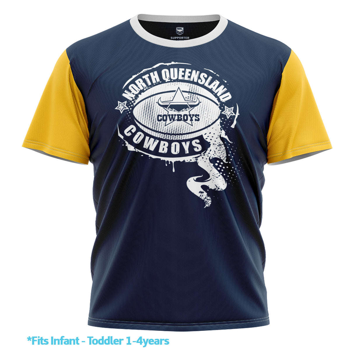NRL Cowboys 'Preston' Kids Tee - Ashtabula