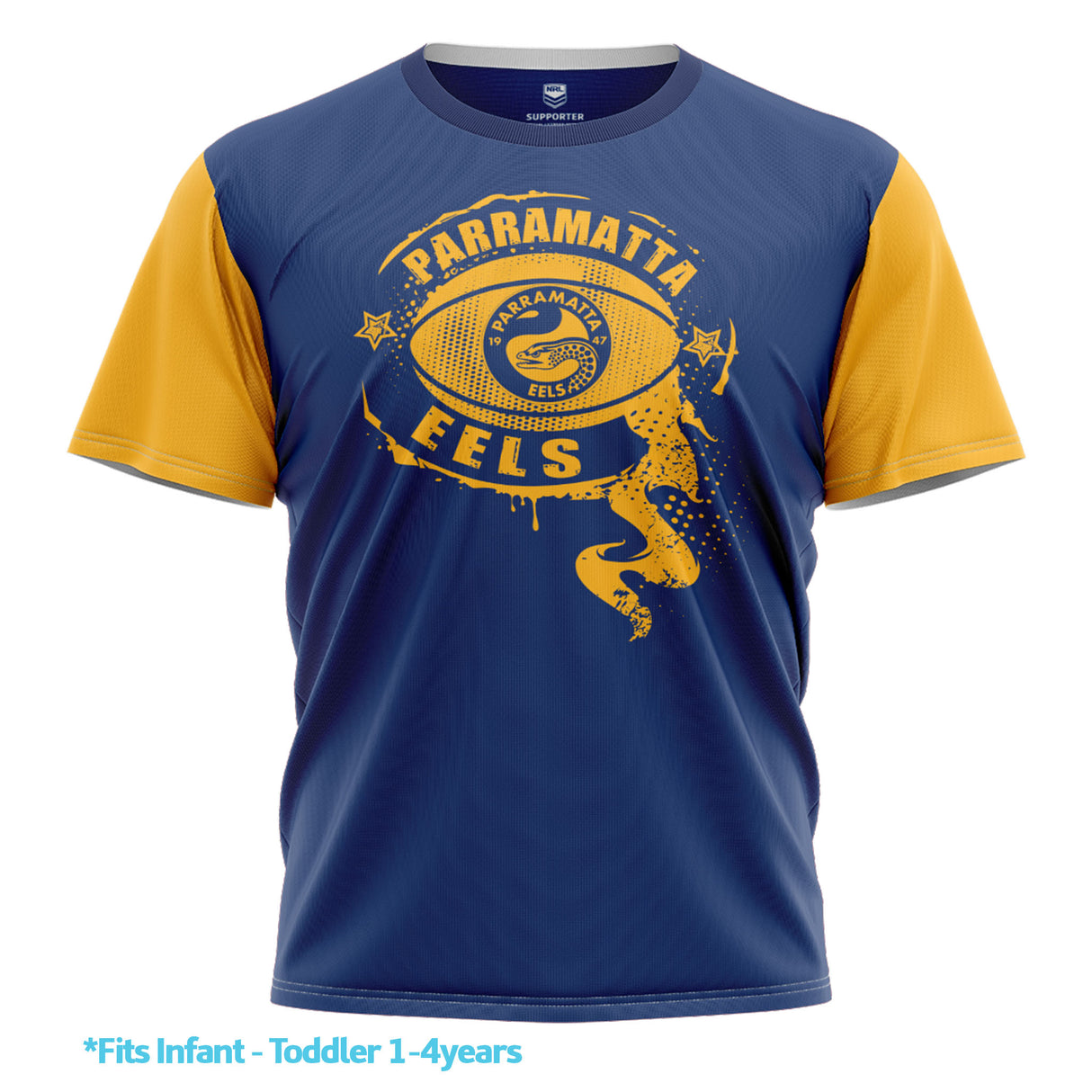 NRL Eels 'Preston' Kids Tee - Ashtabula