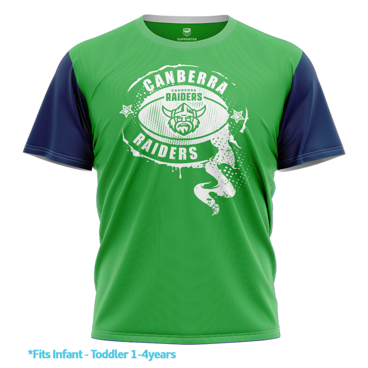 NRL Raiders 'Preston' Kids Tee - Ashtabula