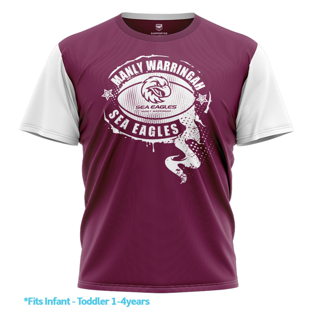 NRL Sea Eagles 'Preston' Kids Tee - Ashtabula