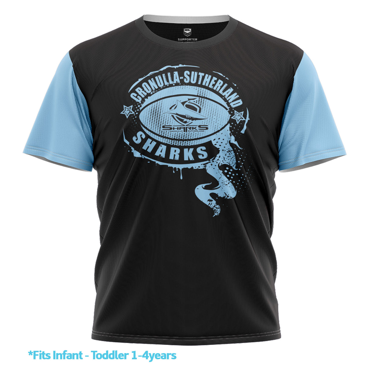 NRL Sharks 'Preston' Kids Tee - Ashtabula