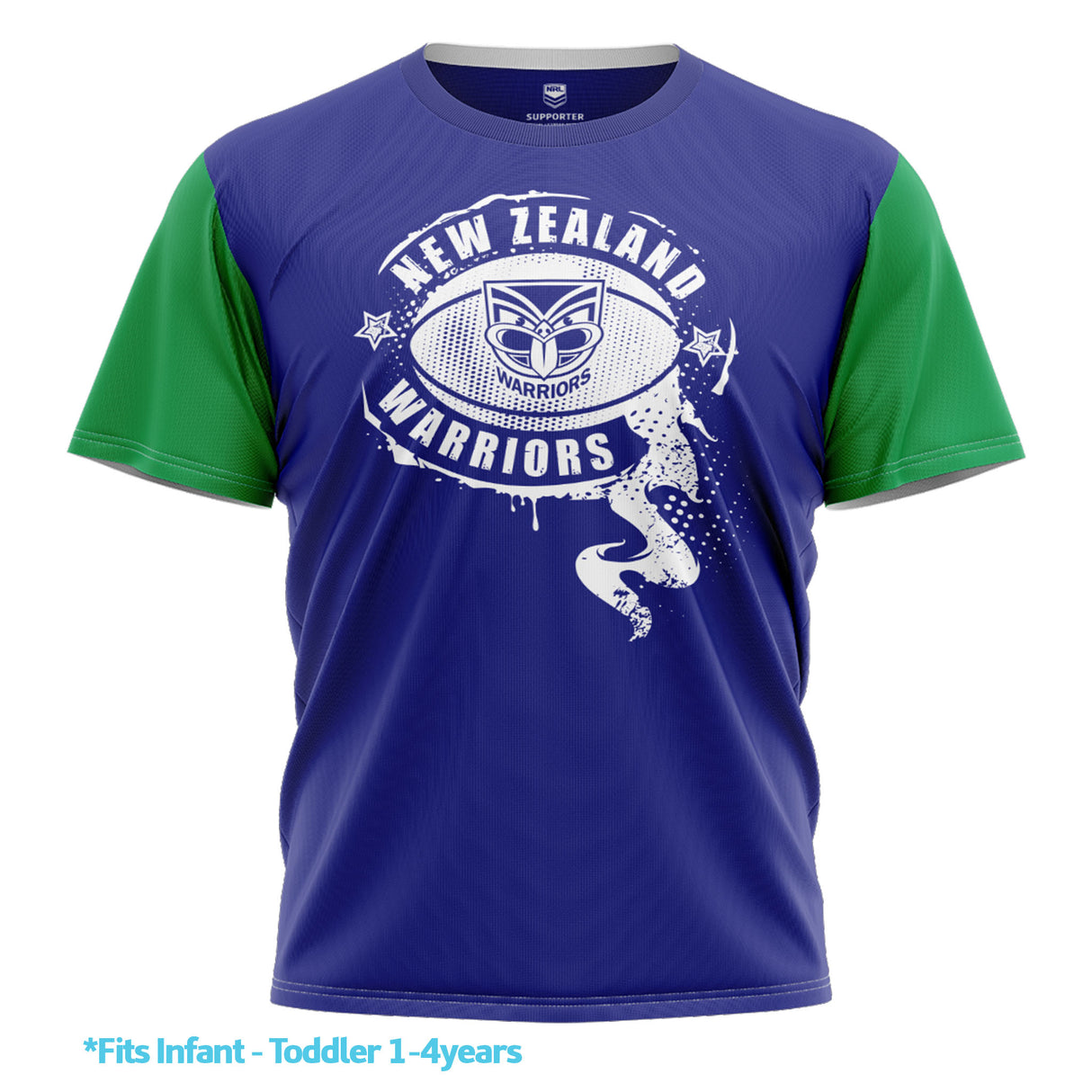 NRL Warriors 'Preston' Kids Tee - Ashtabula