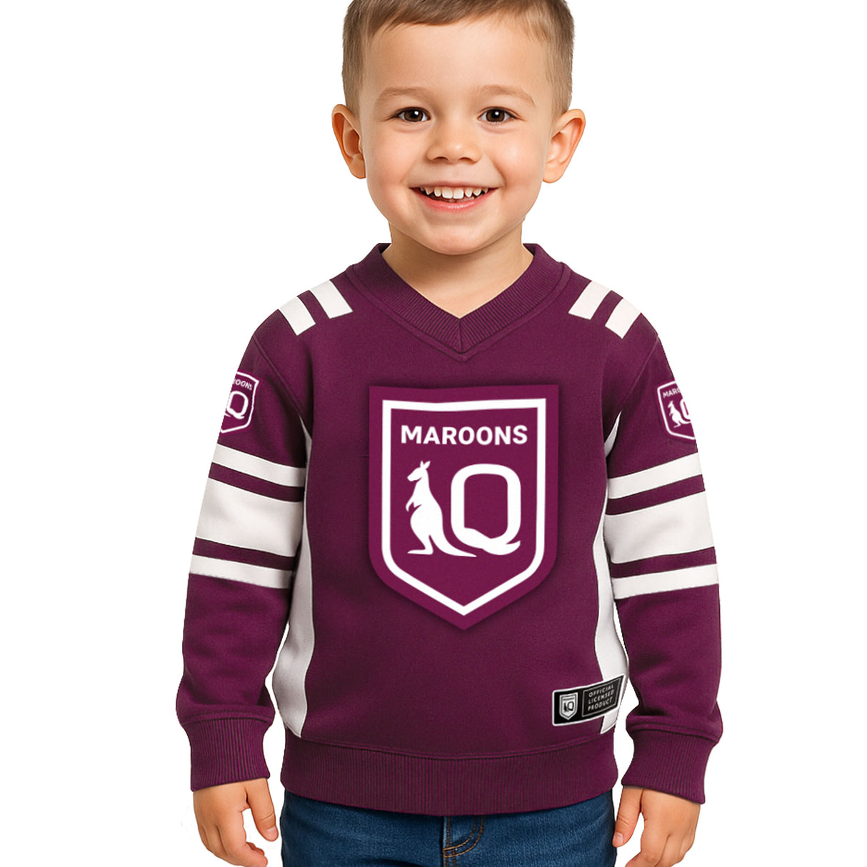 QLD Maroons 'Quarterback" pullover - Ashtabula