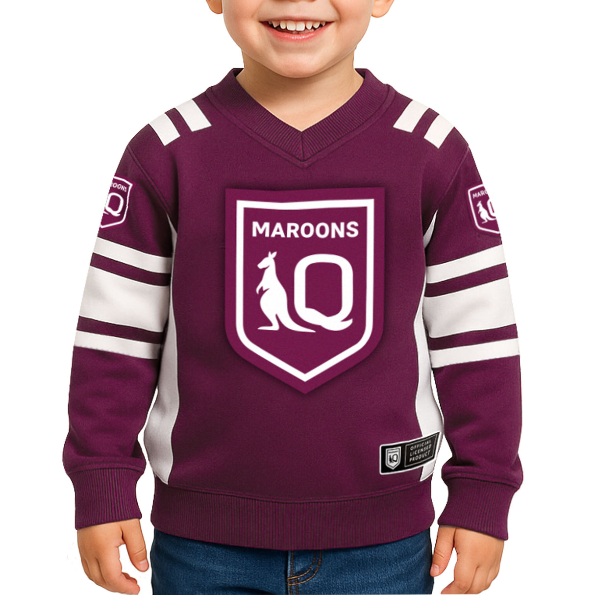 QLD Maroons 'Quarterback" pullover - Ashtabula