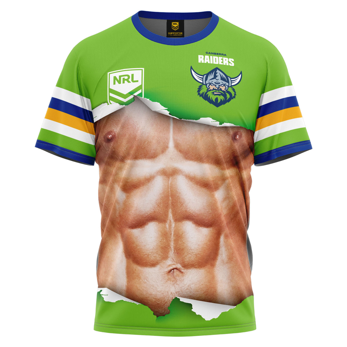 NRL Raiders Ripped Tee - Ashtabula