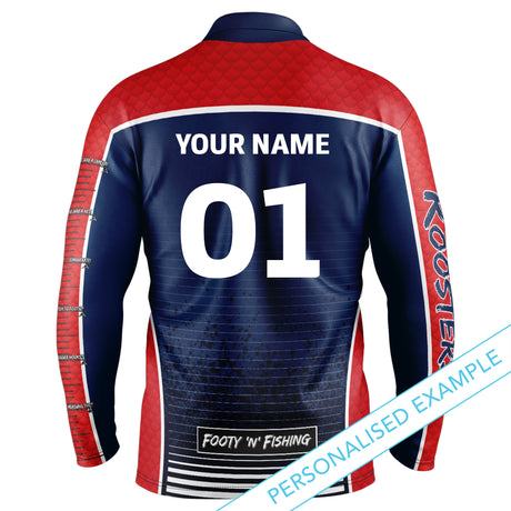 NRL Roosters 'Barracuda' Fishing Shirt - Adult - Ashtabula