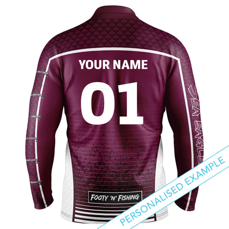 NRL Sea Eagles 'Barracuda' Fishing Shirt - Youth - Ashtabula