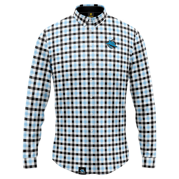 NRL Sharks 'Dawson' Dress Shirt - Ashtabula