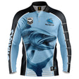 NRL Sharks 'Barracuda' Fishing Shirt - Adult - Ashtabula