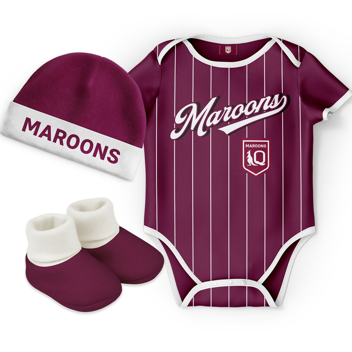 QLD Maroons 'Lullaby' 3pc Gift Set - Ashtabula