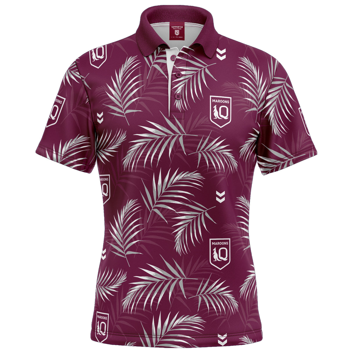 QLD Maroons 'Palm Beach' Golf Polo - Ashtabula