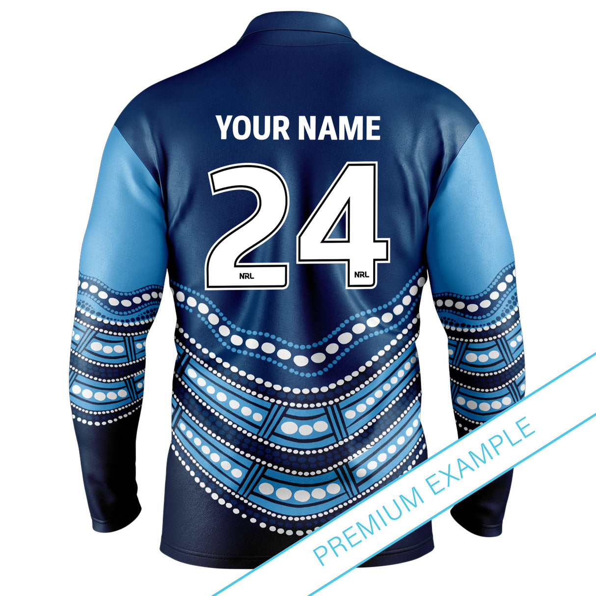 NSW Blues 'Karumba' Fishing Shirt - Adult - Ashtabula