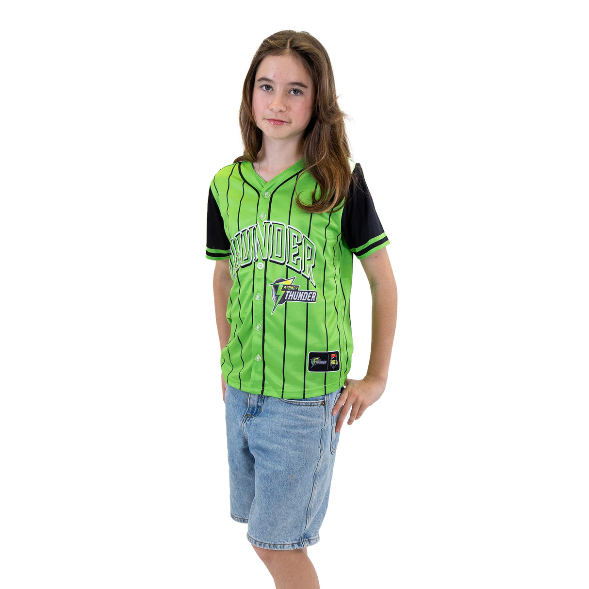 BBL Sydney Thunder 'Slugger' Baseball Shirt - Youth - Ashtabula