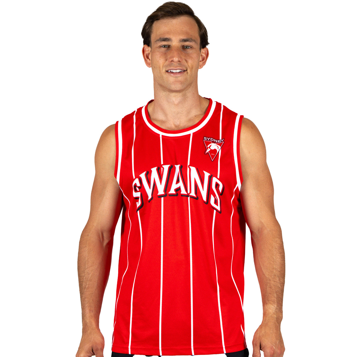 AFL Sydney Swans 'Harlem' Basketball Singlet - Adult - Ashtabula