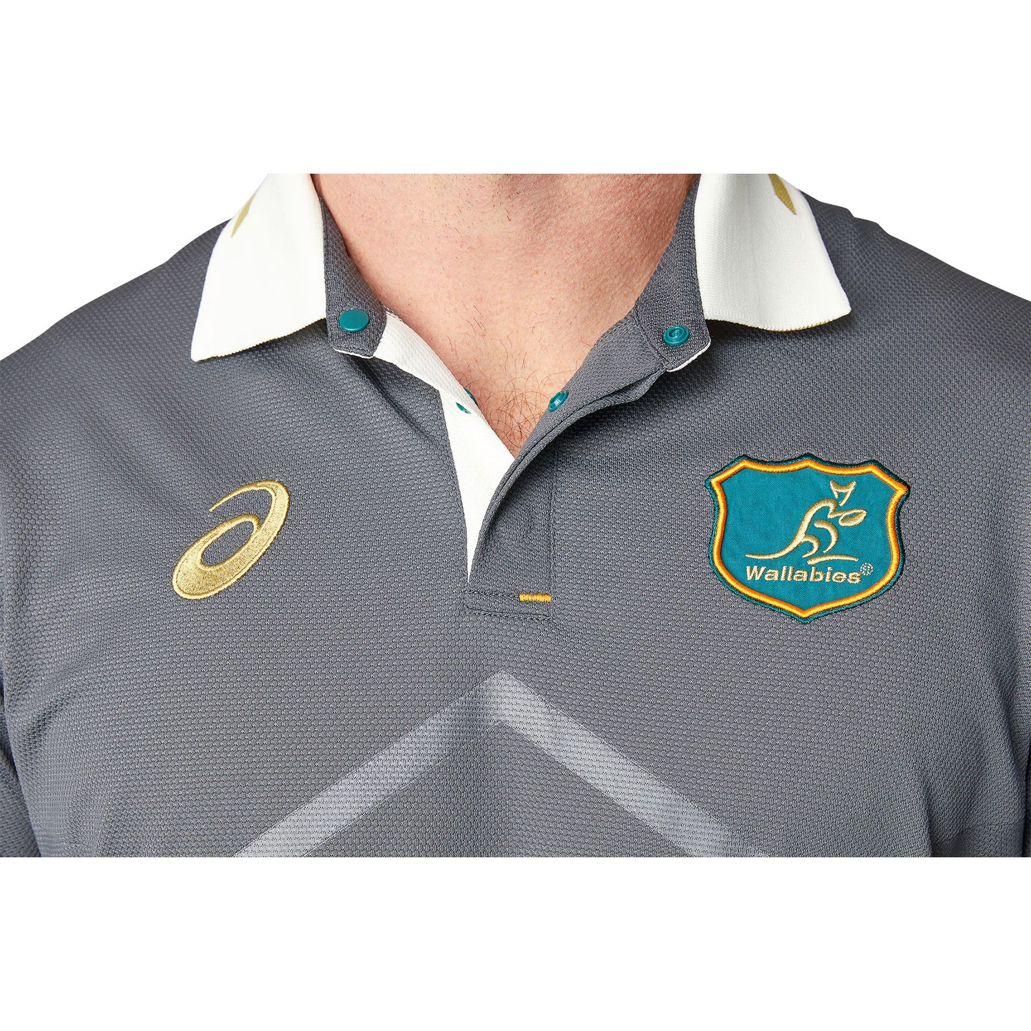 Wallabies Media Polo by ASICS - Ashtabula