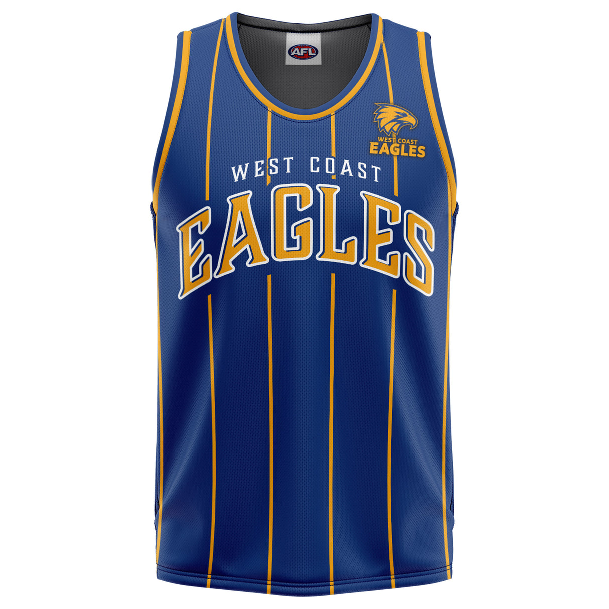 AFL West Coast Eagles 'Harlem' Basketball Singlet - Youth - Ashtabula