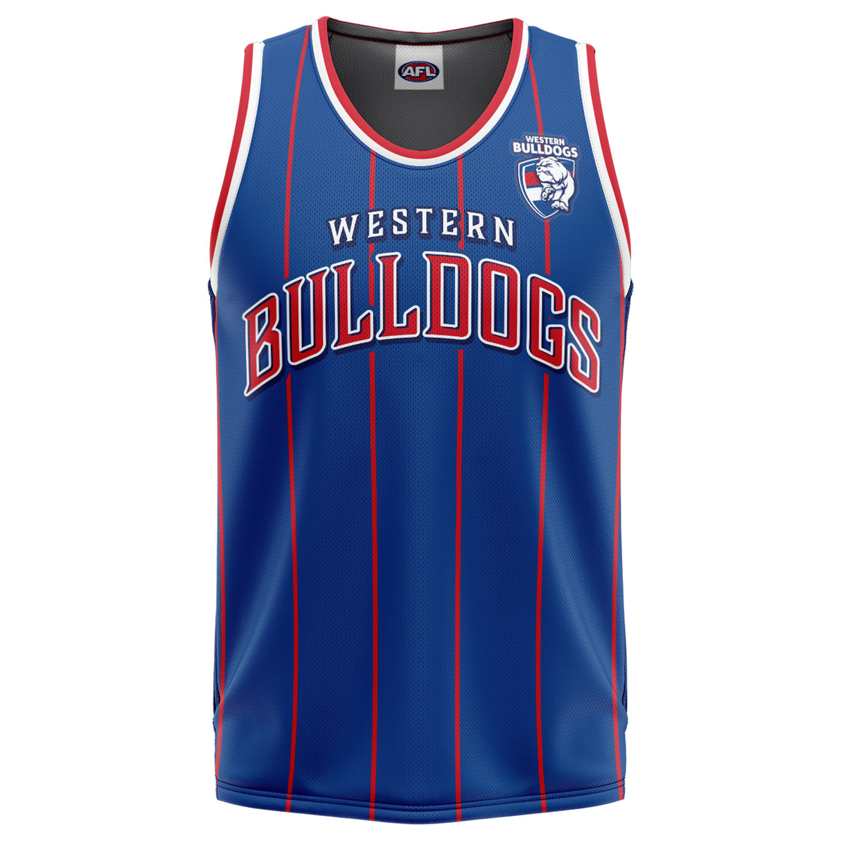 AFL Western Bulldogs 'Harlem' Basketball Singlet - Youth - Ashtabula