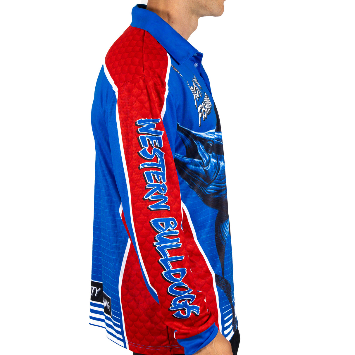 AFL Western Bulldogs Footy n Fishing Shirt - Adult - Ashtabula