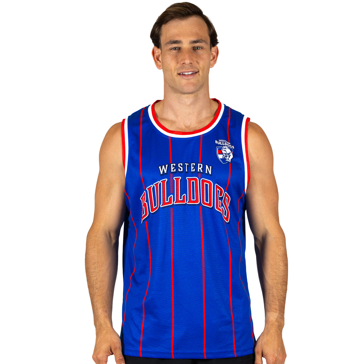 AFL Western Bulldogs 'Harlem' Basketball Singlet - Adult - Ashtabula