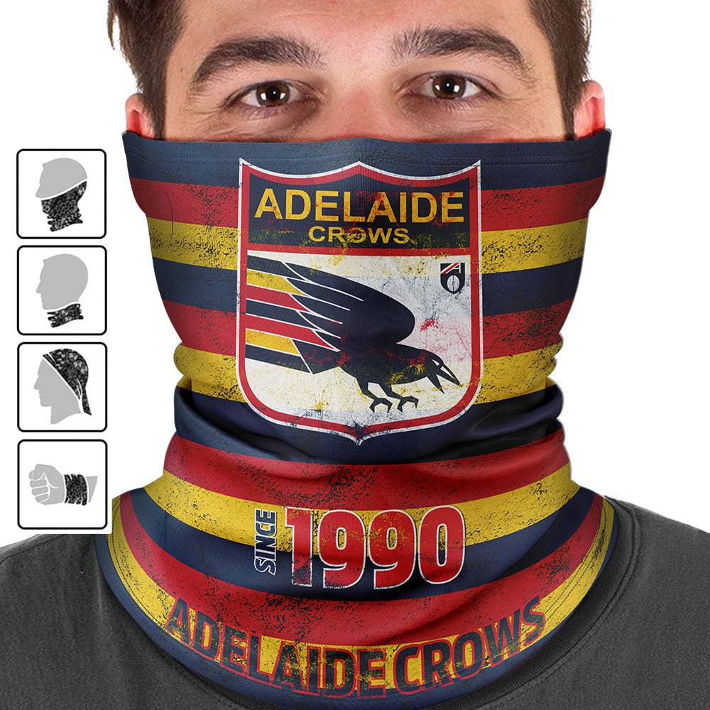 AFL Adelaide Crows Heritage Multi-Purpose Bandana - Ashtabula