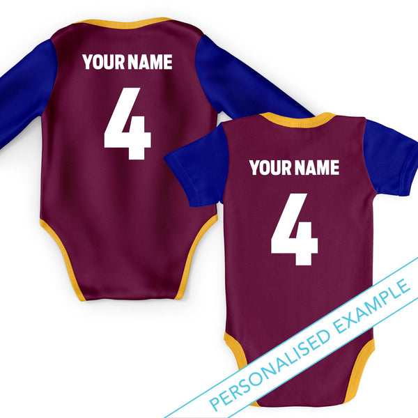 AFL Brisbane Lions Infant 2pc Gift Set - Ashtabula