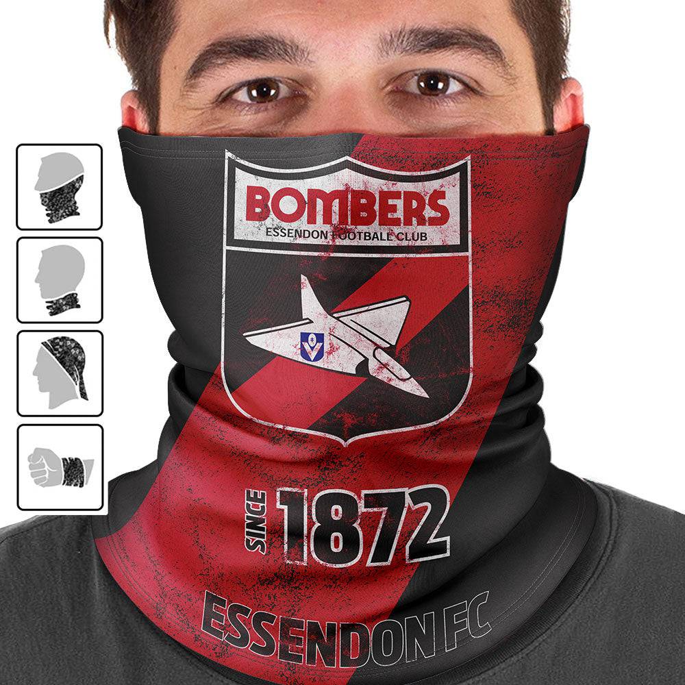 AFL Essendon Bombers Heritage Multi-Purpose Bandana - Ashtabula