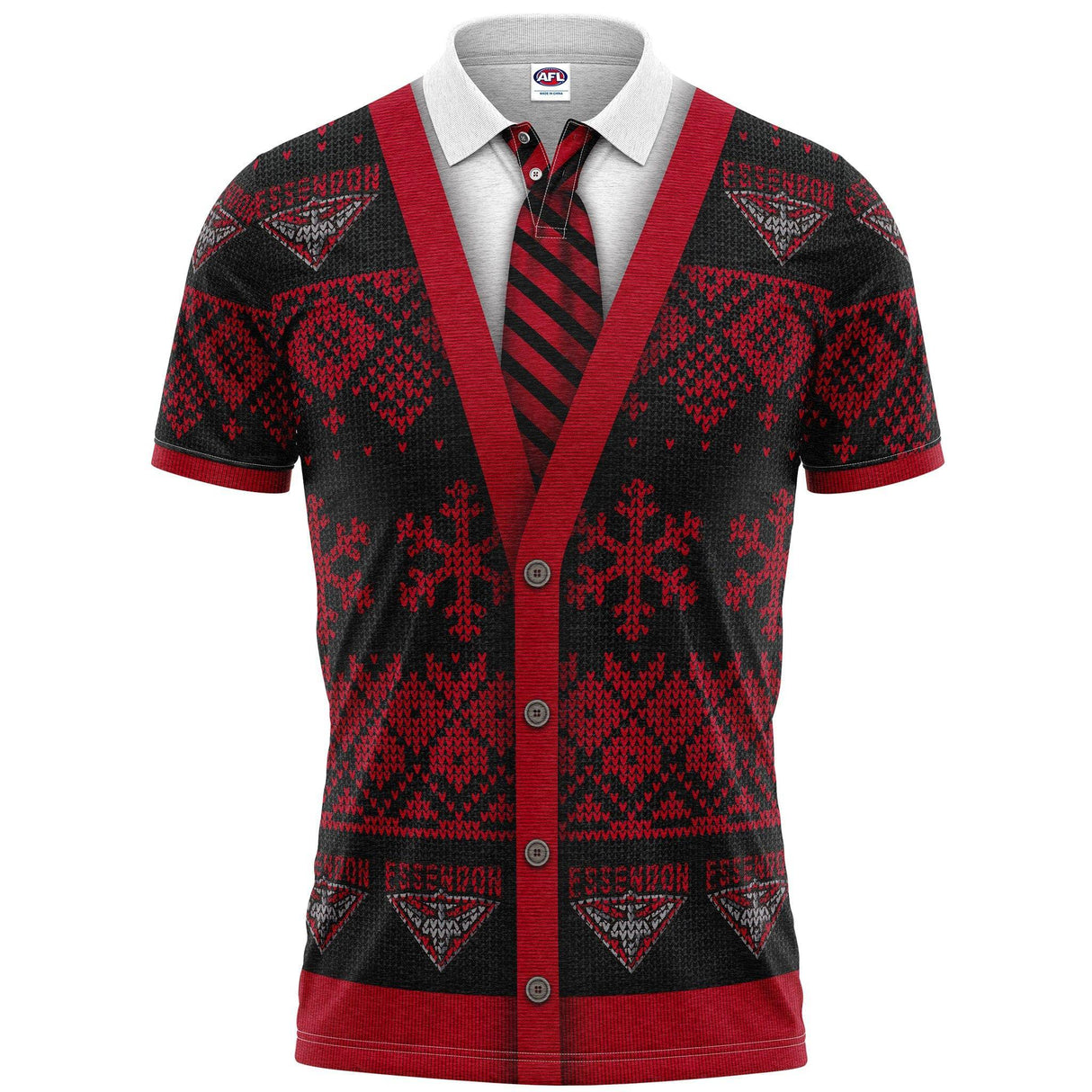 AFL Essendon Bombers 'Iceman' XMAS Shirt - Ashtabula