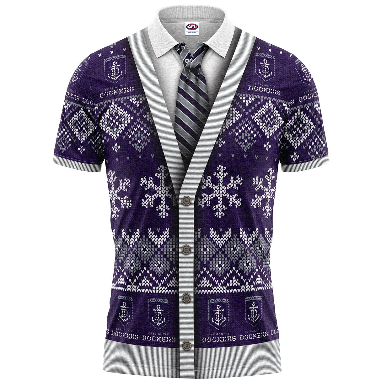 AFL Fremantle Dockers 'Iceman' XMAS Shirt - Ashtabula