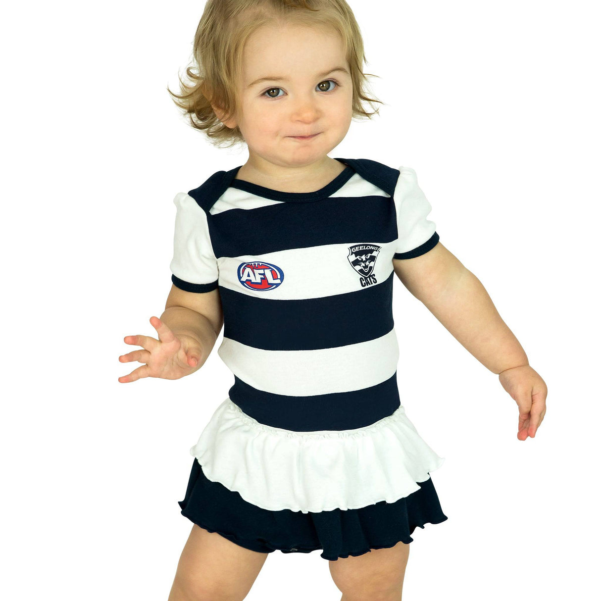 AFL Geelong Cats Girls Footysuit - Ashtabula
