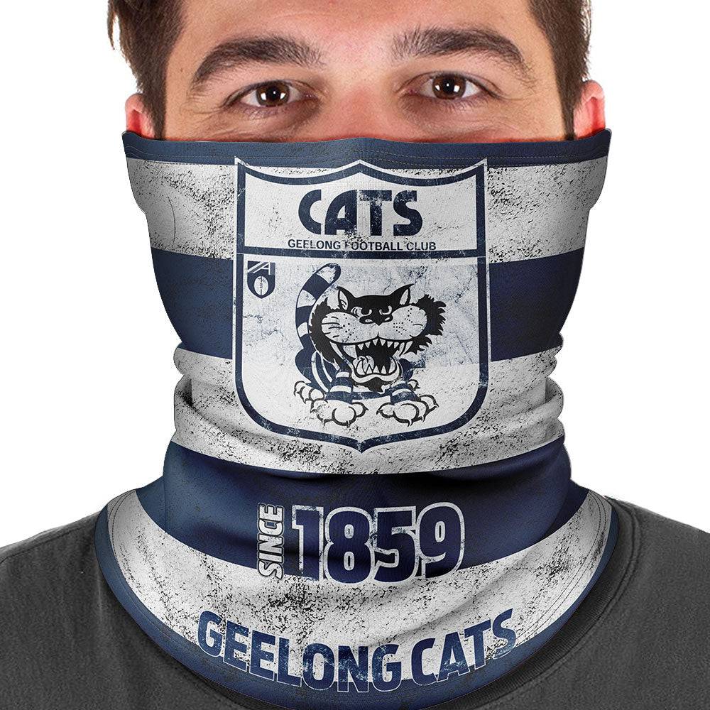 AFL Geelong Cats Heritage Multi-Purpose Bandana - Ashtabula